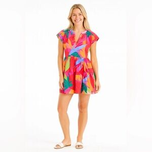 Vineyard Vines La Palmeraie tiered cover-up dress